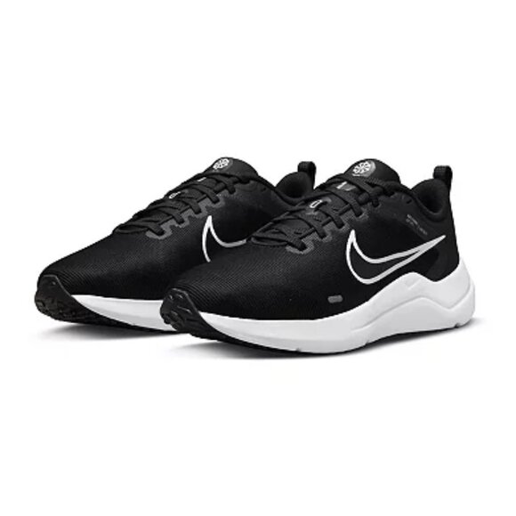 Women's Nike Downshifter 12 Road Running Shoes - Black & White - 5.5W - NIB - Picture 1 of 3